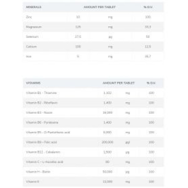 Chevron Nutrition MineralVit EXTRA 90 tabliet Chevron Nutrition